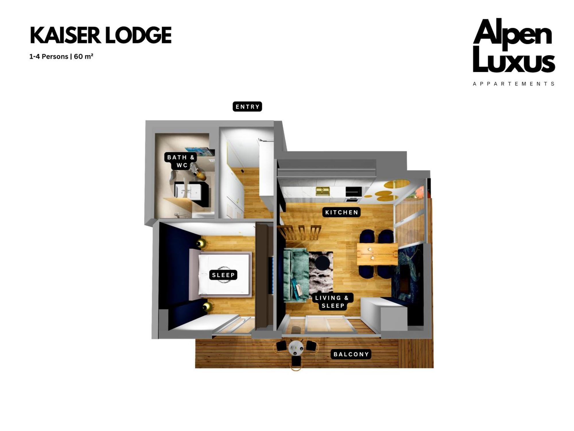 Apartment Kaiser Lodge - Apartment With Rooftop Pool & Underground Parking In Vienna, Presented By Alpenluxus